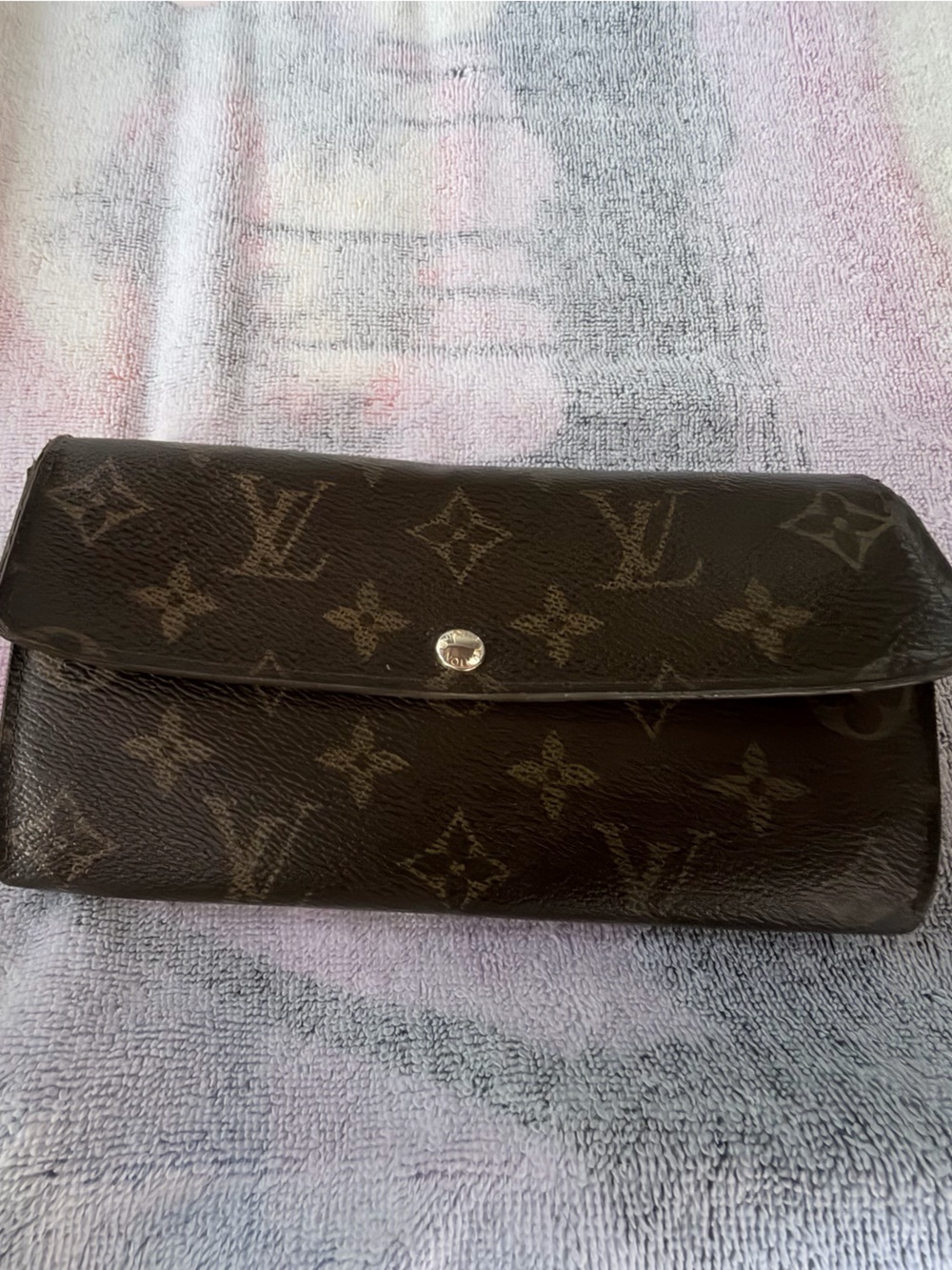 Louis Vuitton Brown Monogram Snap Wallet